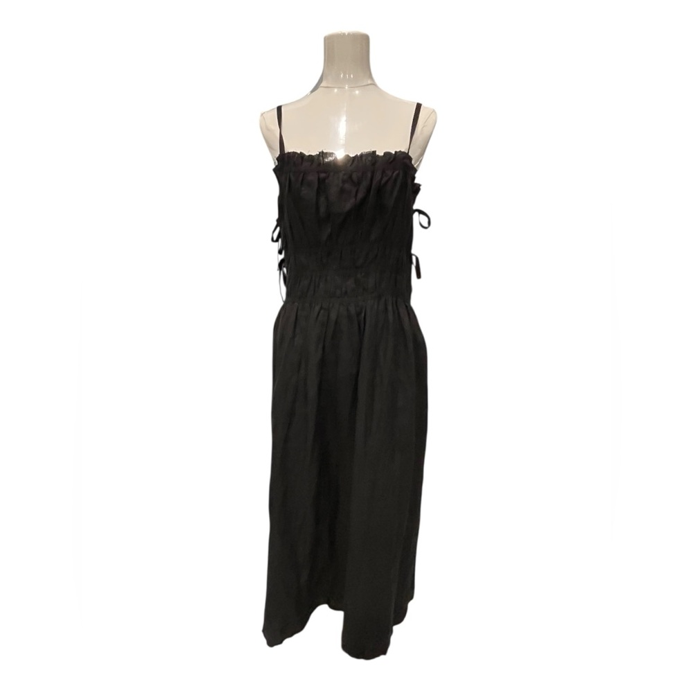 A.REN Gabriella Max Linen Blend Dress Size:L